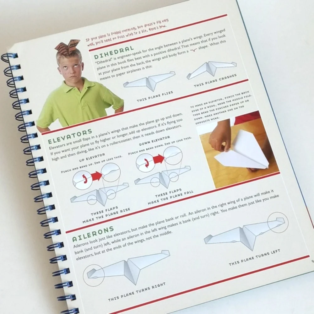 Klutz Paper Airplanes Activity Book For Children & Family Fun Easy Instructions